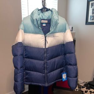 Columbia Tri Color puffer jacket NWT - plus size 2X